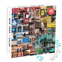 Galison 500 db-os puzzle - New York in Color (55316)