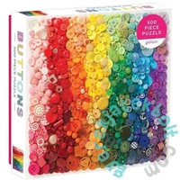 Galison 500 db-os puzzle - Rainbow Buttons (60143)