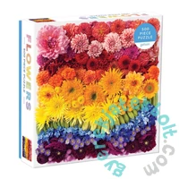Galison 500 db-os puzzle - Rainbow Summer Flowers (61430)