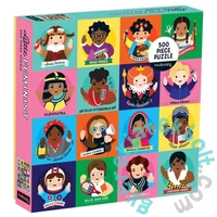 Galison 500 db-os puzzle - Mudpuppy - Little Feminist (53824)