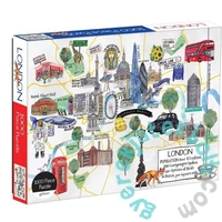 Galison 1000 db-os puzzle - London Map (56931)