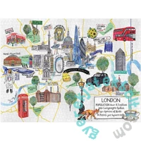 Galison 1000 db-os puzzle - London Map (56931)