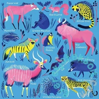 Galison 500 db-os puzzle - Mudpuppy - Mammals with Mohawks (60778)