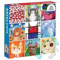 Galison 500 db-os puzzle - Mudpuppy - Artsy Cats (61072)