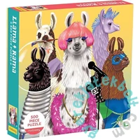Galison 500 db-os puzzle - Mudpuppy - Llama Rama (61102)