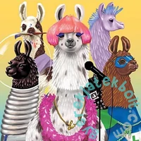 Galison 500 db-os puzzle - Mudpuppy - Llama Rama (61102)