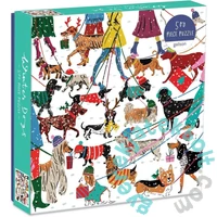 Galison 500 db-os puzzle - Winter Dogs (62017)