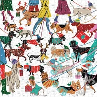 Galison 500 db-os puzzle - Winter Dogs (62017)