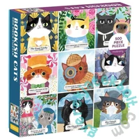 Galison 500 db-os puzzle - Bookish Cats (64905)