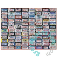 Galison 1000 db-os puzzle - Nantucket License Plates (66275)