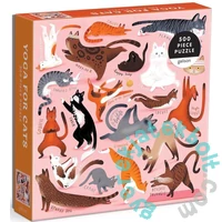 Galison 500 db-os puzzle - Yoga for Cats (72276)