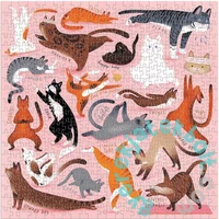Galison 500 db-os puzzle - Yoga for Cats (72276)