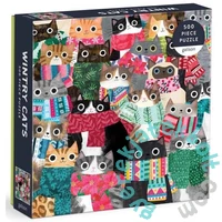 Galison 500 db-os puzzle - Wintry Cats (73693)