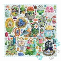 Galison 500 db-os puzzle - Artisanal Eggs (78131)