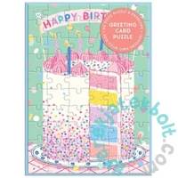 Galison 60 db-os Képeslap puzzle - Confetti Birthday Cake (78278)