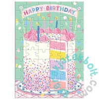 Galison 60 db-os Képeslap puzzle - Confetti Birthday Cake (78278)