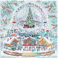 Galison 500 db-os Fóliás puzzle - Alpine Village Snowglobe, Michael Storrings (78704)