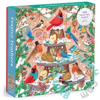 Galison 500 db-os Fóliás puzzle - Festive Feathers  (85573)