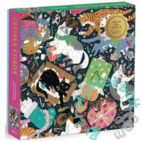 Galison 500 db-os Fóliás puzzle - Catmas Chaos  (85962)