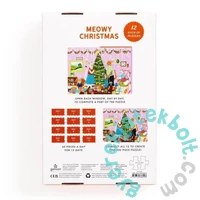 Galison 500 db-os Adventi kalendárium puzzle - Meowy Christmas 12 Days of puzzles (86006)