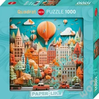 Heye 1000 db-os Quadrat puzzle -Paper-like - Townscape (30072)