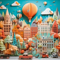 Heye 1000 db-os Quadrat puzzle -Paper-like - Townscape (30072)