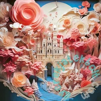 Heye 1000 db-os Quadrat puzzle -Paper-like - White Castle (30073)