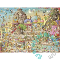 Heye 1500 db-os Triangular puzzle - Yogaland (30047)