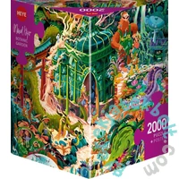 Heye 2000 db-os Triangular puzzle - Botanic Garden (30088)