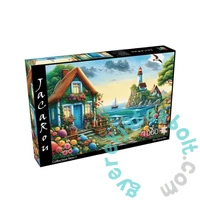 JaCaRou 1000 db-os puzzle - Blue house bay (JP-BLHO1000)