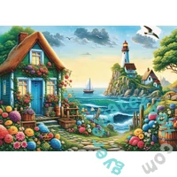 JaCaRou 1000 db-os puzzle - Blue house bay (JP-BLHO1000)