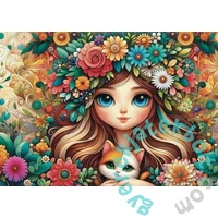 JaCaRou 1000 db-os puzzle - Blossom companions (JP-BLOS1000)