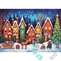 JaCaRou 1000 db-os puzzle - Christmas night (JP-CHRI1000)