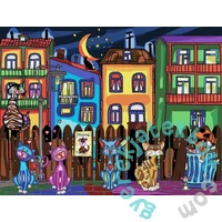 JaCaRou 1000 db-os puzzle - Cats night out (JP-CS100005)