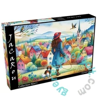 JaCaRou 1000 db-os puzzle - Dog walking bliss (JP-DOGW1000)