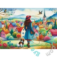 JaCaRou 1000 db-os puzzle - Dog walking bliss (JP-DOGW1000)