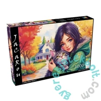 JaCaRou 1000 db-os puzzle - Feline autumn bond (JP-FELI1000)