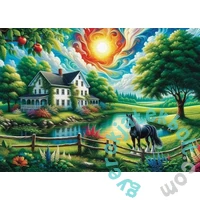 JaCaRou 1000 db-os puzzle - Majestic black beauty (JP-MAJE1000)