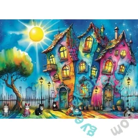 JaCaRou 1000 db-os puzzle - Meowtiful night (JP-MENI1000)