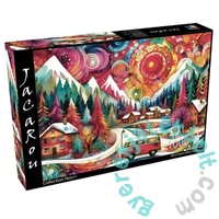JaCaRou 1000 db-os puzzle - Mountains meet motion (JP-MOUN1000)