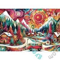 JaCaRou 1000 db-os puzzle - Mountains meet motion (JP-MOUN1000)