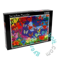 JaCaRou 1000 db-os puzzle - Butterflies and hummingbirds (JP-PC1000621)