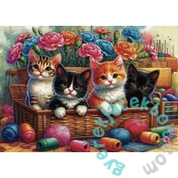 JaCaRou 1000 db-os puzzle - Playful basket quartet (JP-PLAY1000)