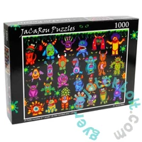 JaCaRou 1000 db-os puzzle - 25 little monsters and 1 chicken (JP-PM1000421)