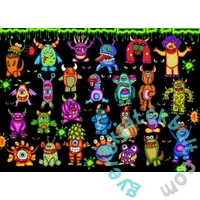 JaCaRou 1000 db-os puzzle - 25 little monsters and 1 chicken (JP-PM1000421)