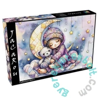 JaCaRou 1000 db-os puzzle - Teddy and stars (JP-TEDD1000)