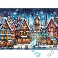 JaCaRou 1000 db-os puzzle - Twinkling holiday streets (JP-TWIN1000)