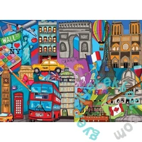 JaCaRou 1000 db-os puzzle - Voyage