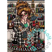 JaCaRou 1000 db-os puzzle - Crazy cat lady (JPA-CRAZ1000)