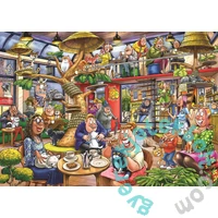 Jumbo 1000 db-os puzzle - Wasgij Mystery 28 - Feline Frenzy (00506)